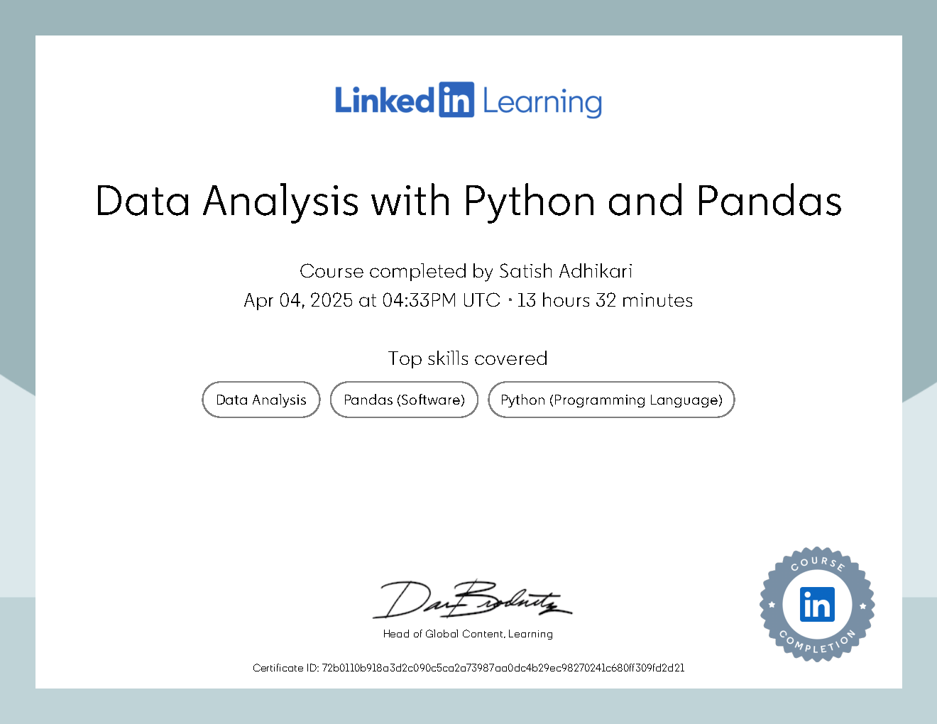 Data Analysis with Python and Pandas